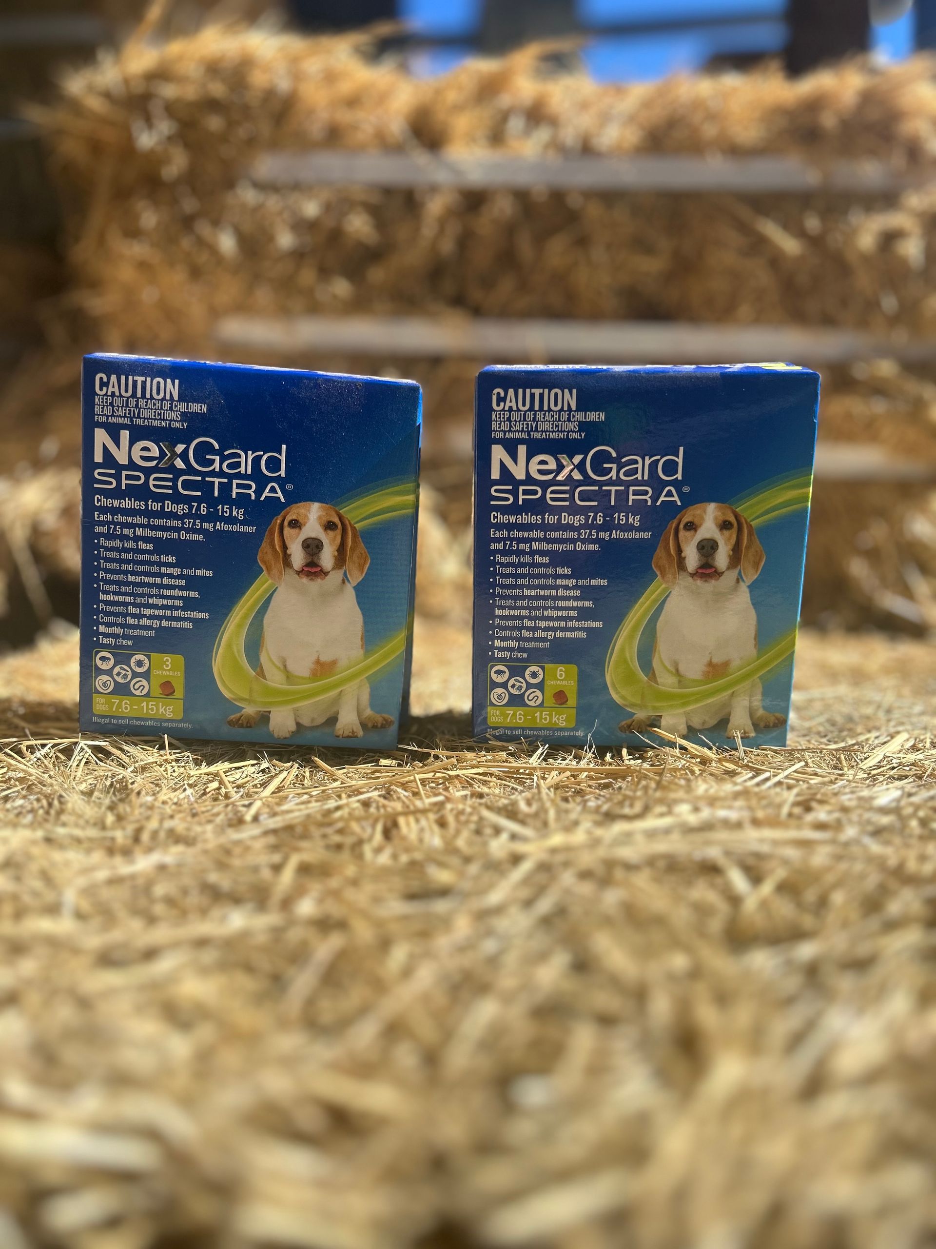 NexGard SPECTRA Chewables for Dogs 7.6-15kg