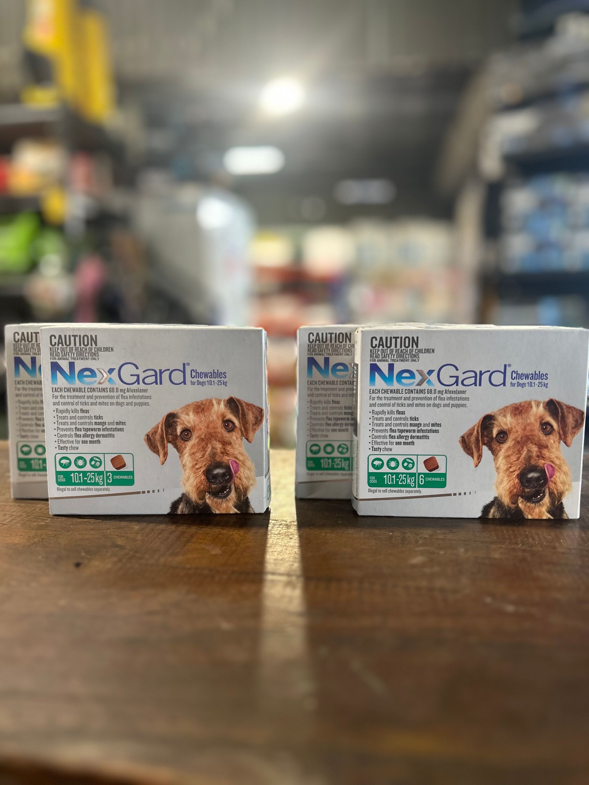 NexGard Chewables for Dogs 0.1-25KG