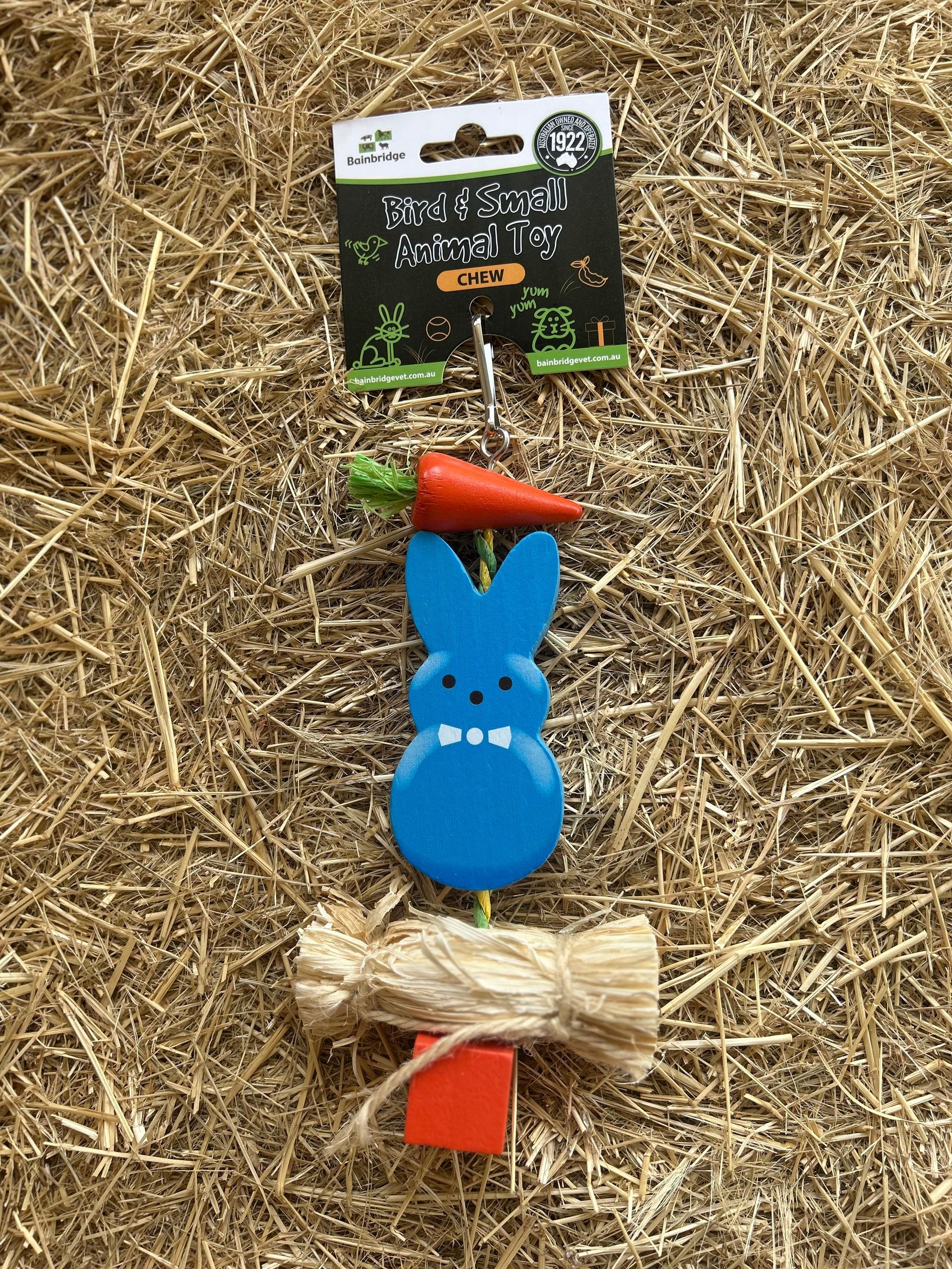 BAINBRIDGE Bird & Small Animal Toy - Bunny Chew