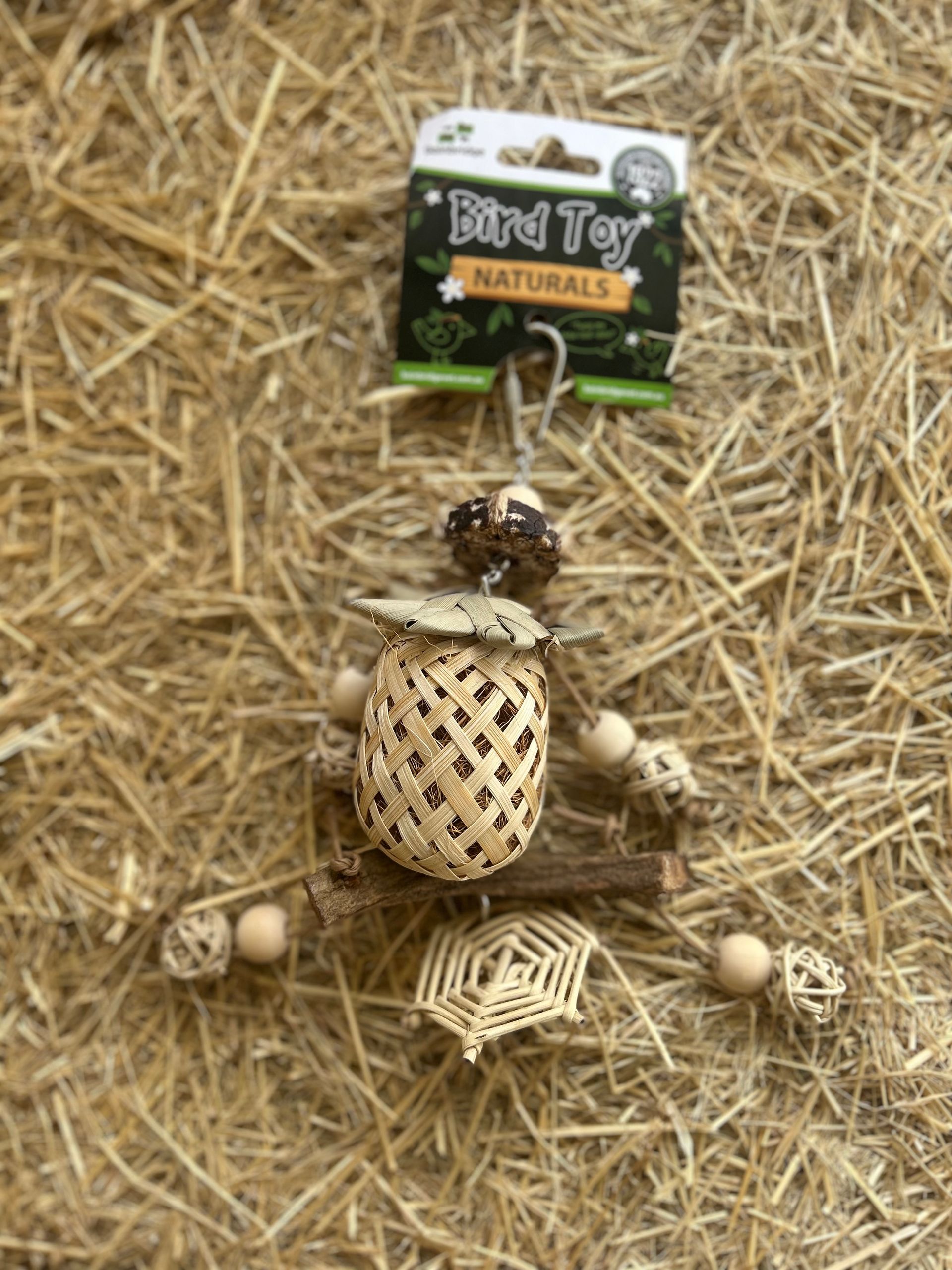 BAINBRIDGE Bird Toy NATURALS - Bamboo Web Lantern
