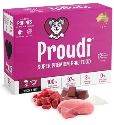 Proudi Puppy - Turkey & Beef