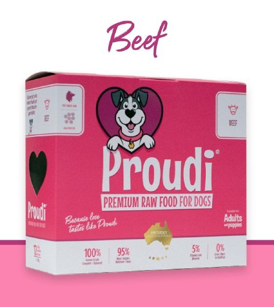 Proudi Premium raw food for dogs