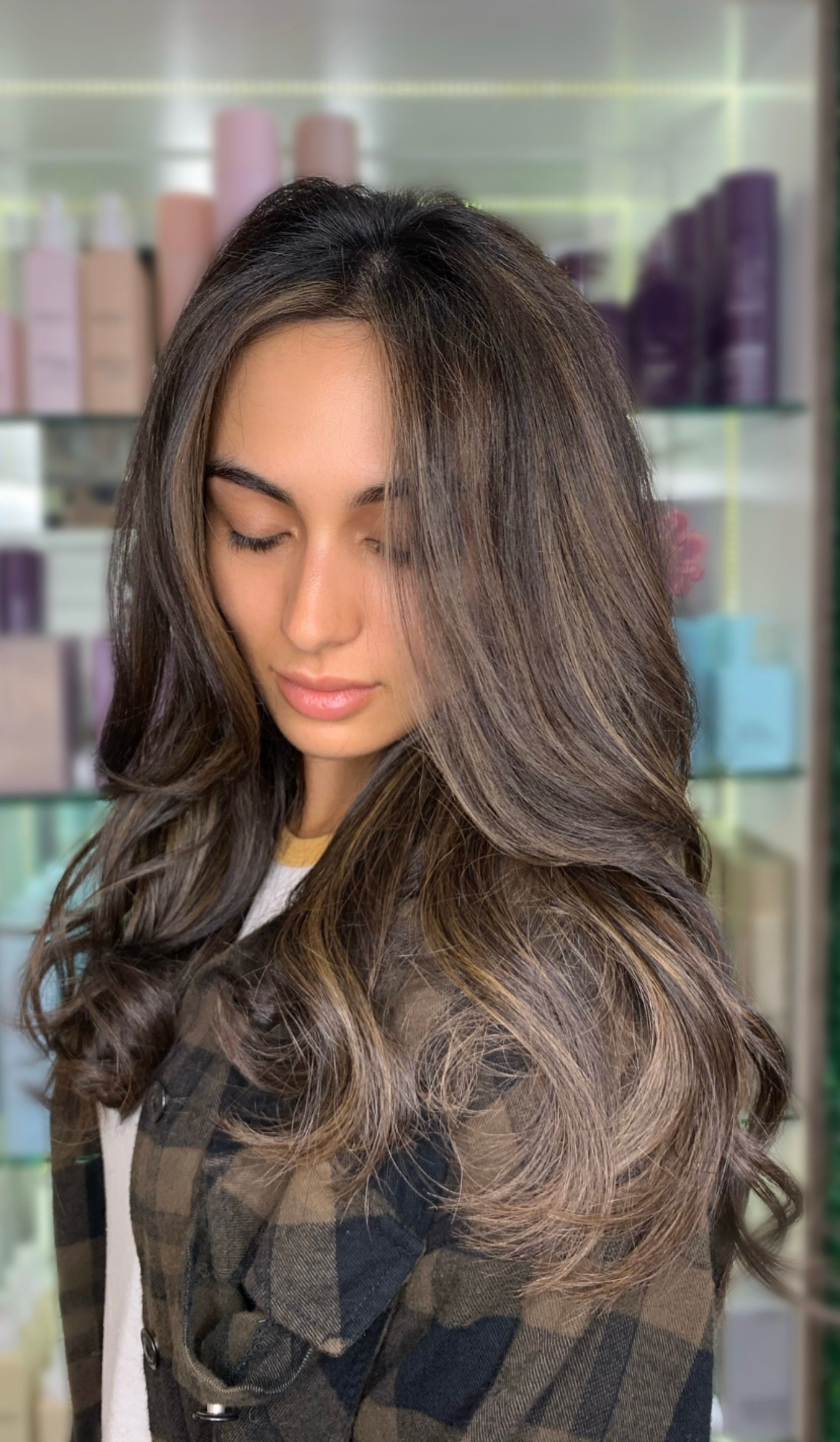 Woman With Dark Hair, Blonde Highlights, and Bangs — Studio 23 In Biggera Waters, QLD