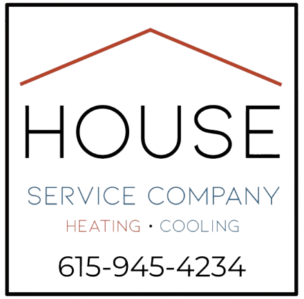 The logo for the house service company heating and cooling.