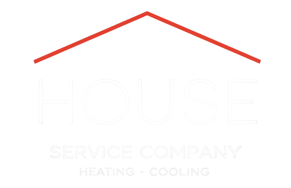 The logo for the house service company heating and cooling