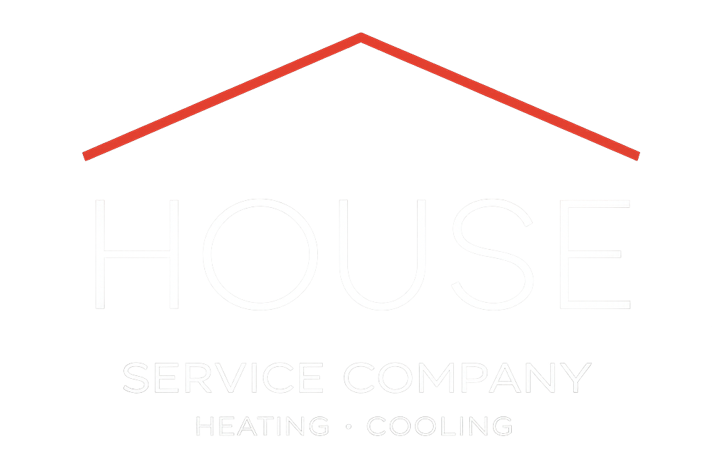 The logo for the house service company heating and cooling