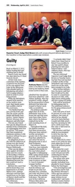 A Newspaper Article About A Man — Barbara, CA — Steele Law Firm