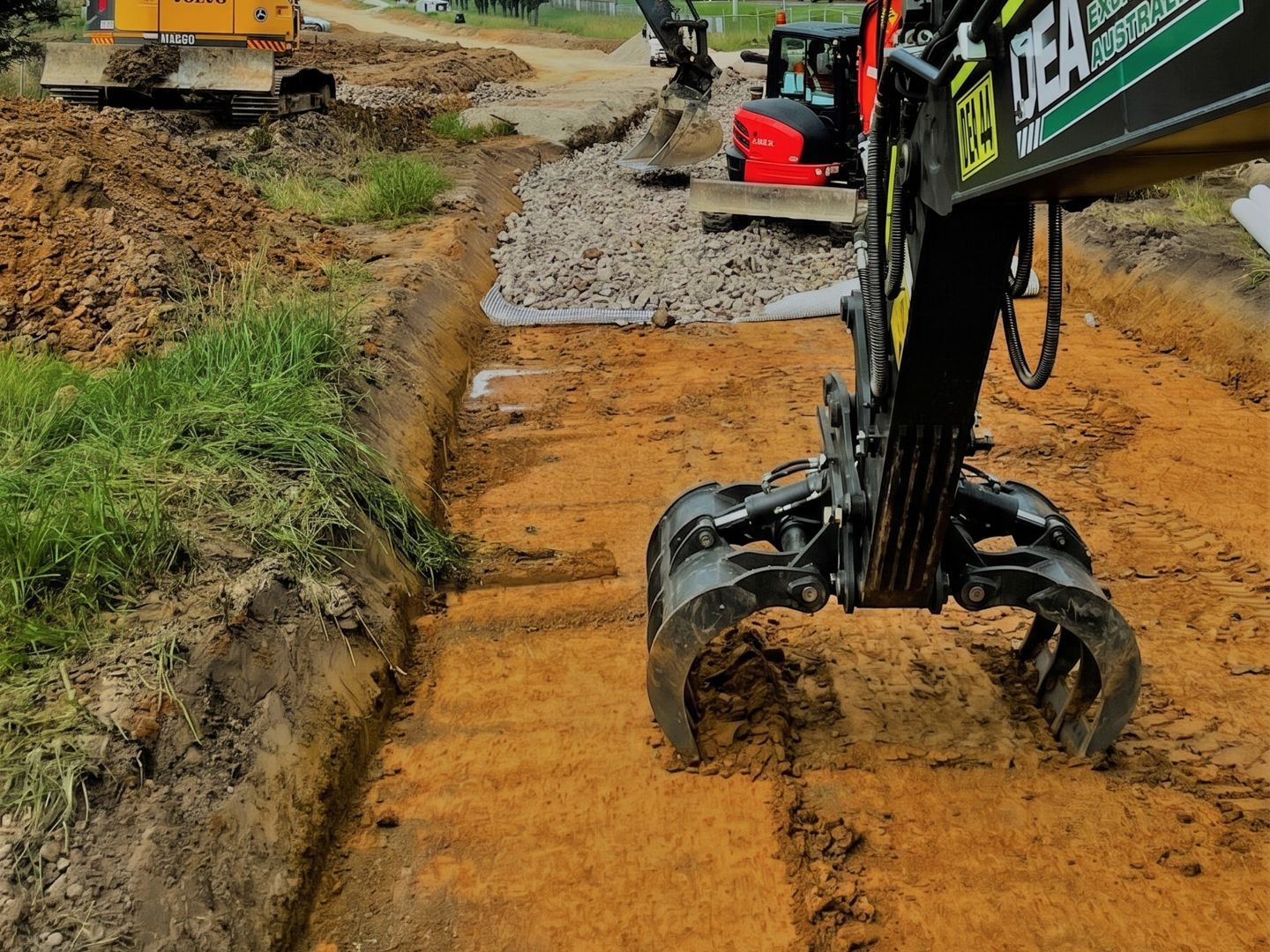 Hydraulic grabs