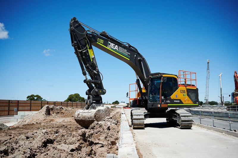 Tracked excavators