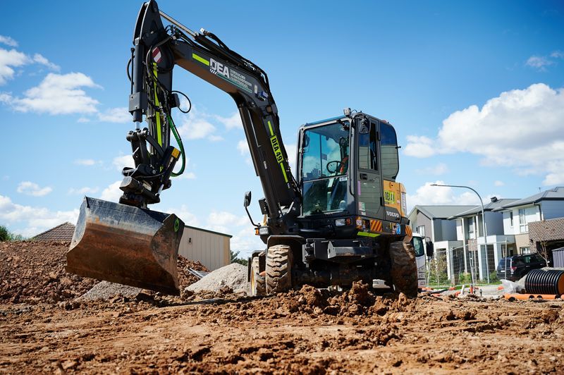 Wheeled excavators