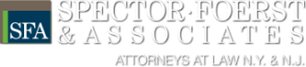 SFA logo with “Spector, Foerst & Associates” law firm text in gray and teal.