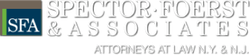 SFA logo with “Spector, Foerst & Associates” law firm text in gray and teal.