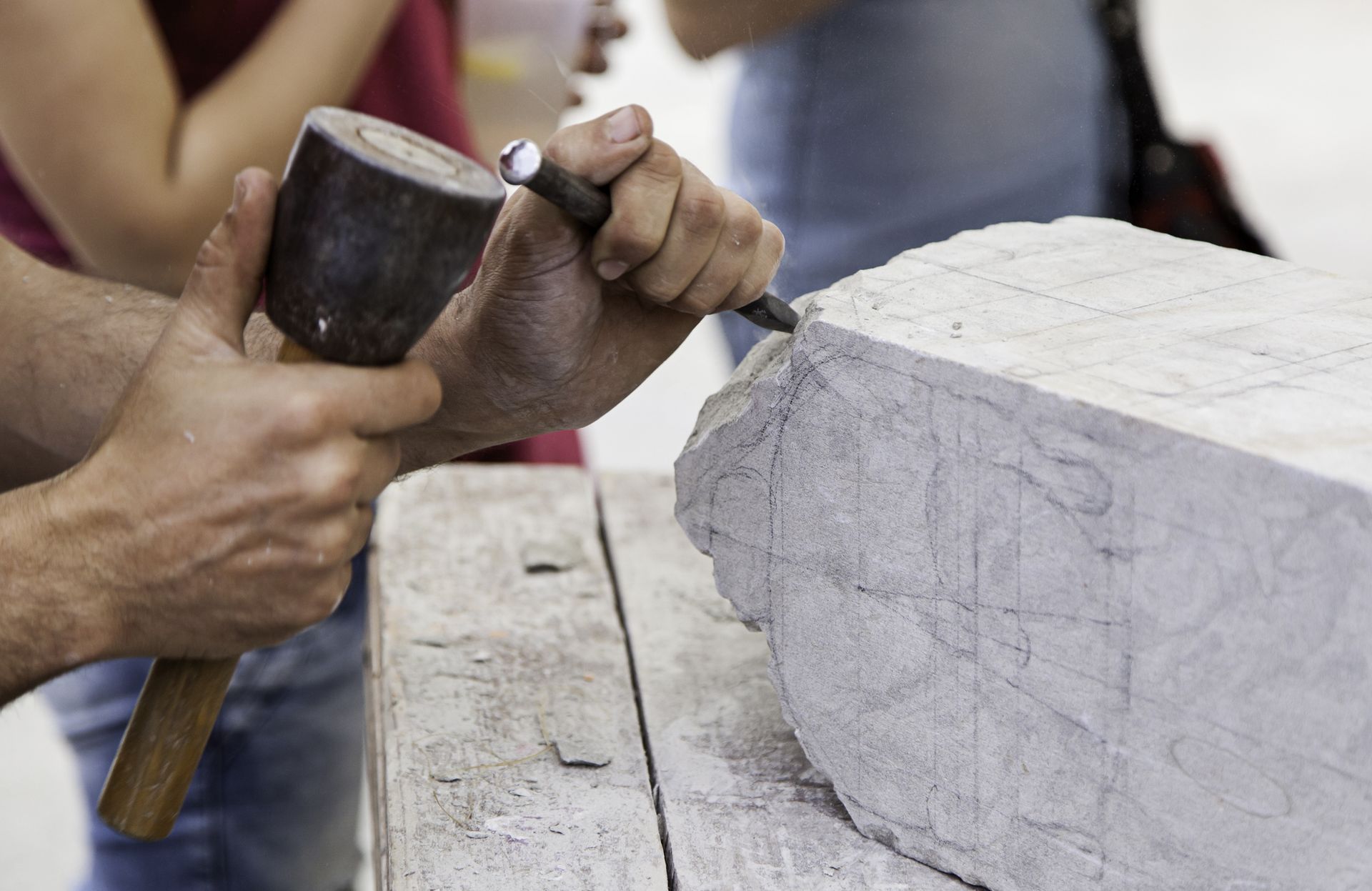 Carving stone – Colac, VIC - Bartlett Bros Pty Ltd