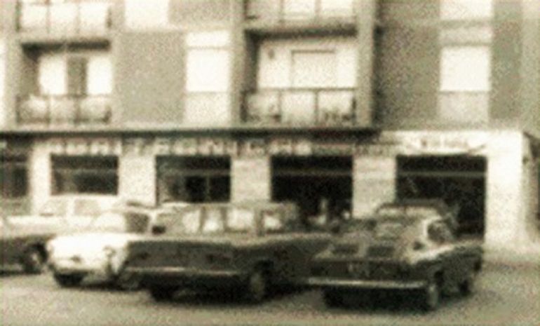 foto d'epoca del negozio