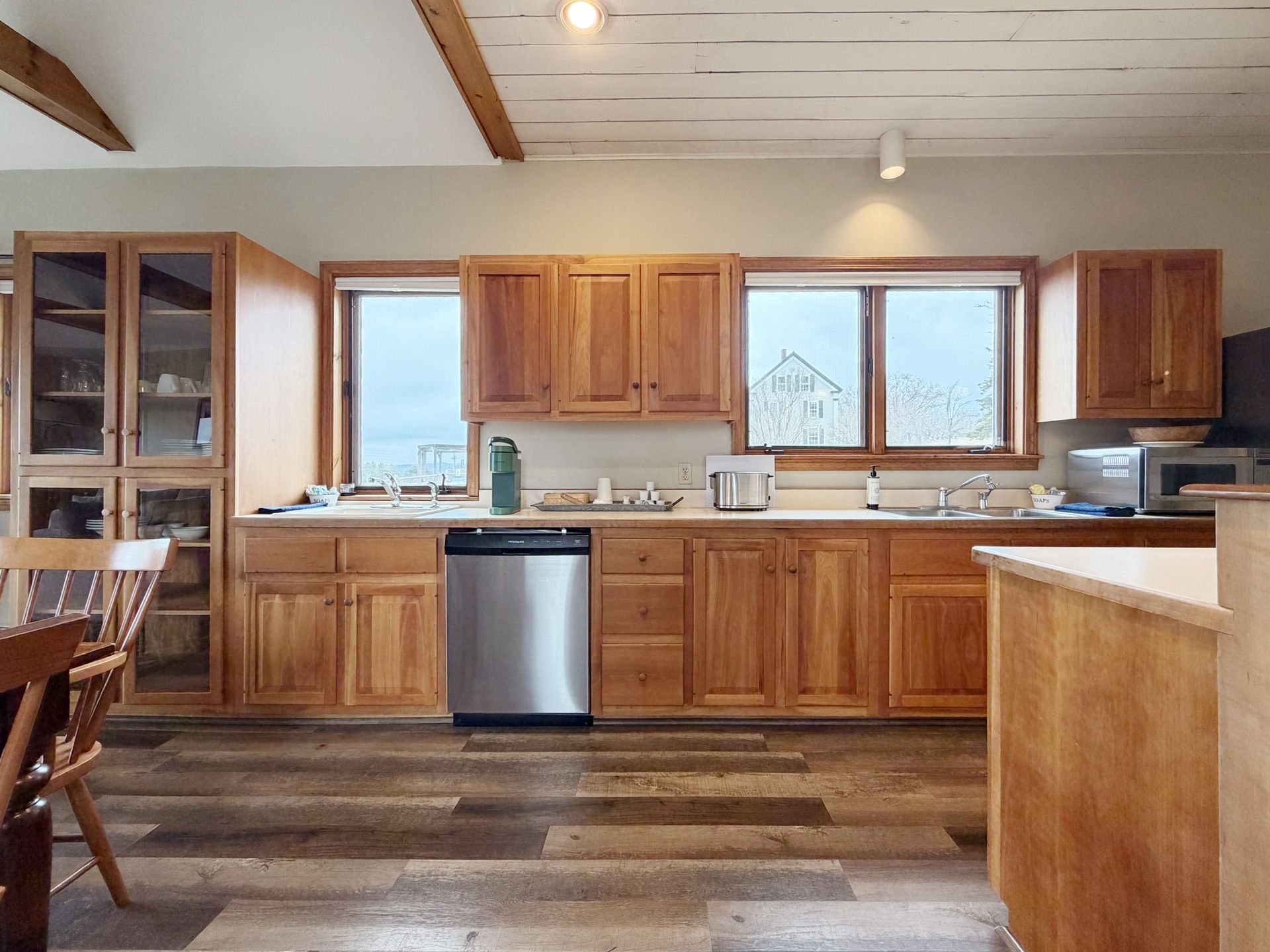 Suite kitchen at The Wildflower Inn, an extended-stay lodging option in Vermont's Northeast Kingdom