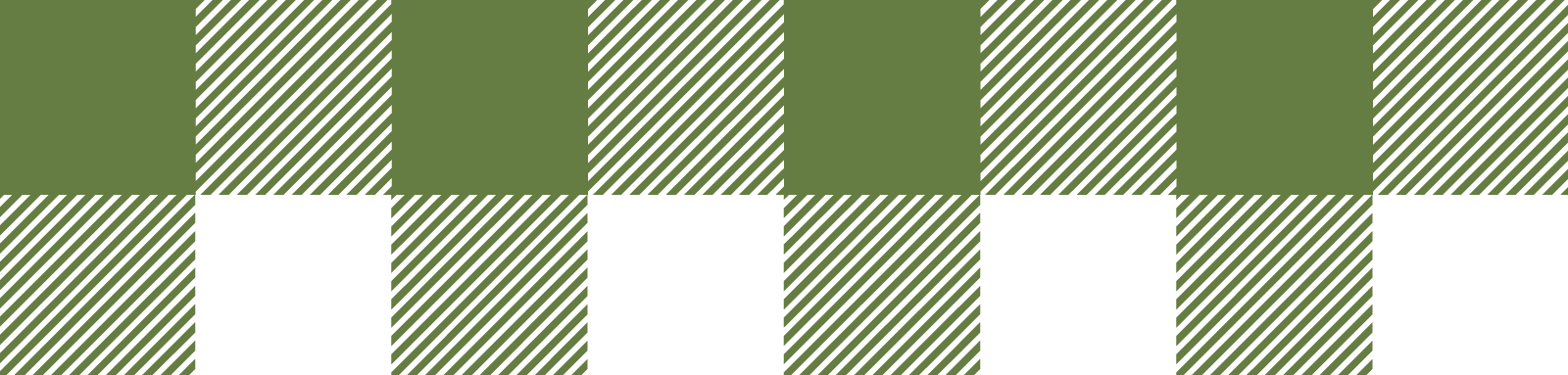 Green diagonal striped pattern on a light background with a thin gray border