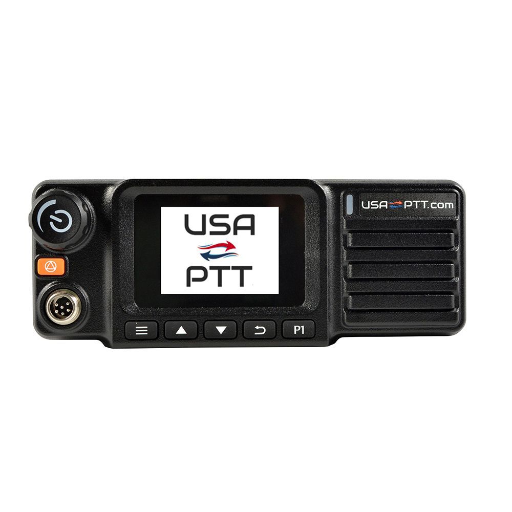 Front View of USA-9000 Vehicle Radio