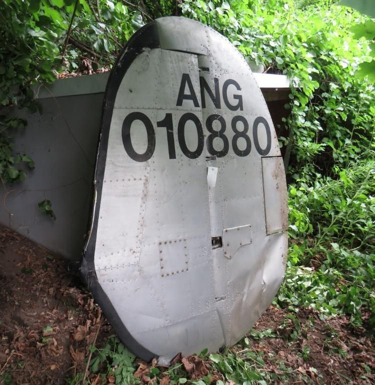 Tail section of an aircraft with