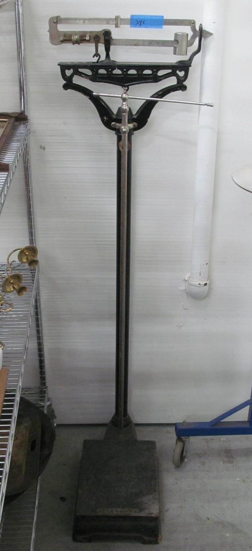 Vintage standing scale.