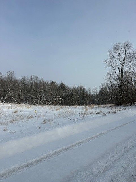 Land auction property in Fairfield Vermont with mixed landscape