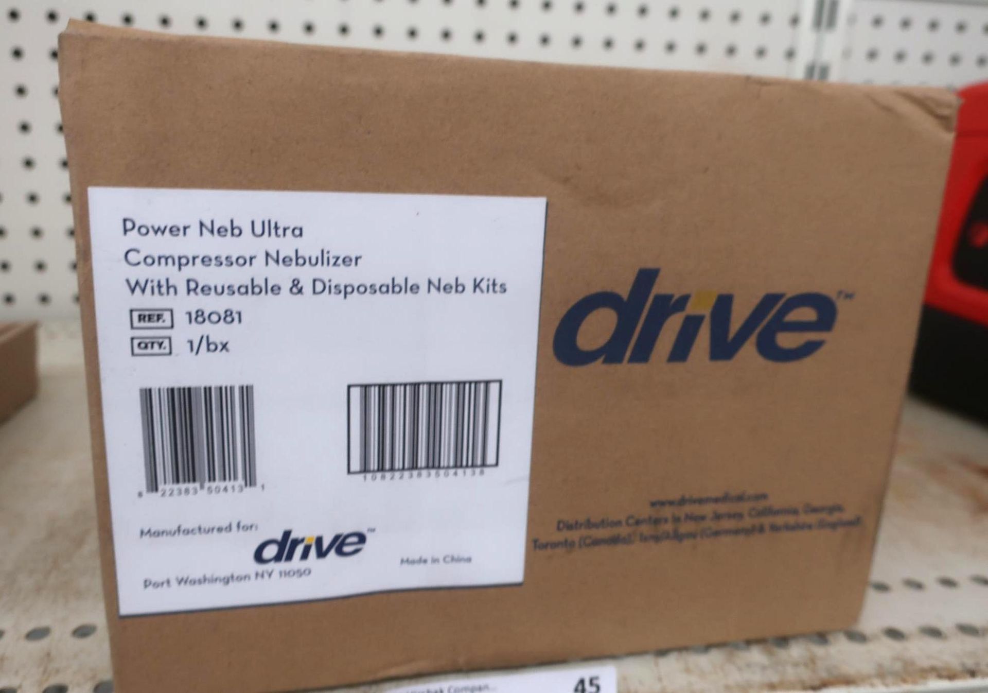 Brown box labeled
