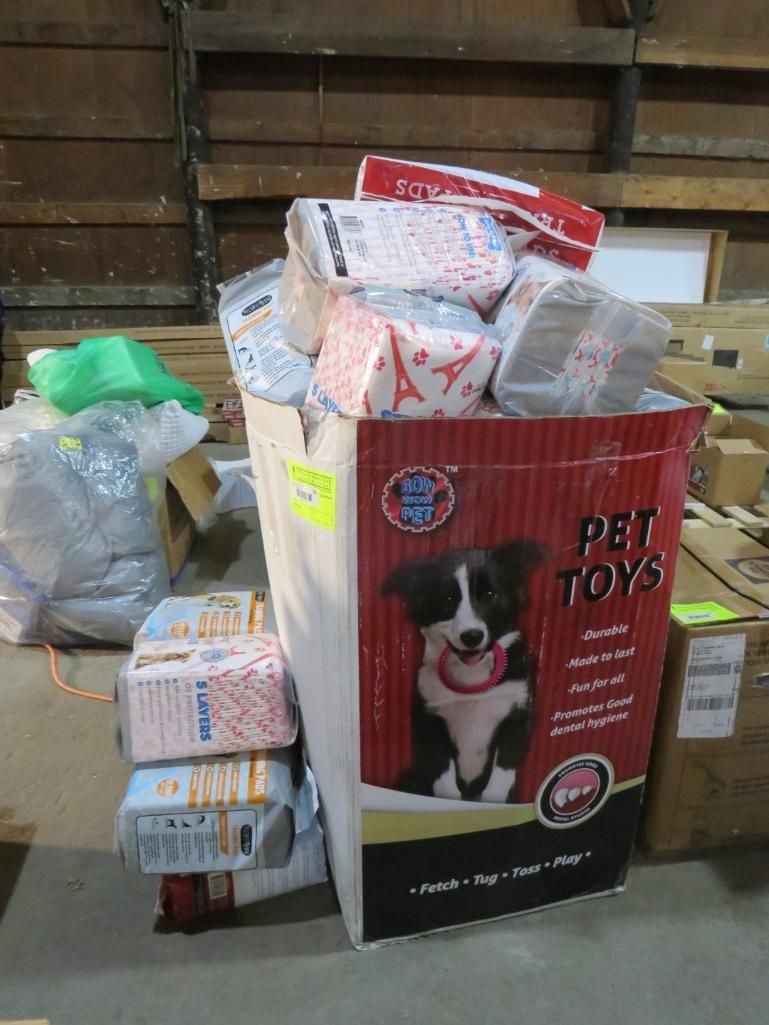 A large box of various items.