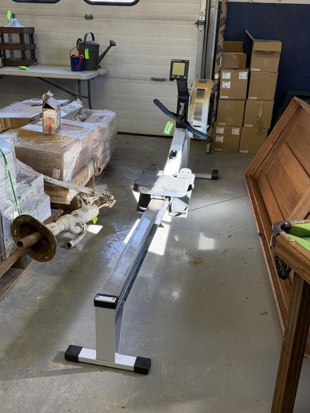 Rowing machine.