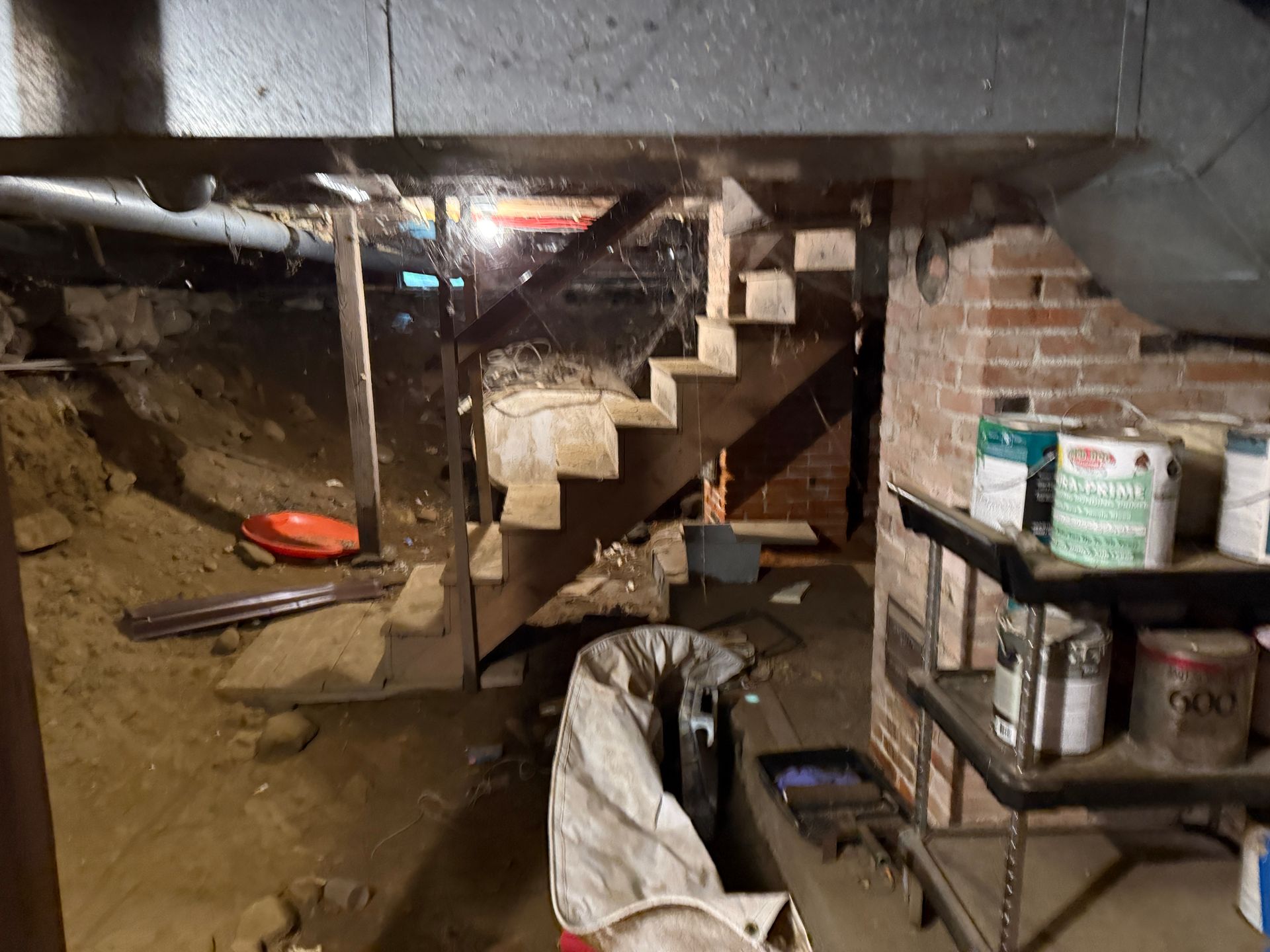 Unfinished basement