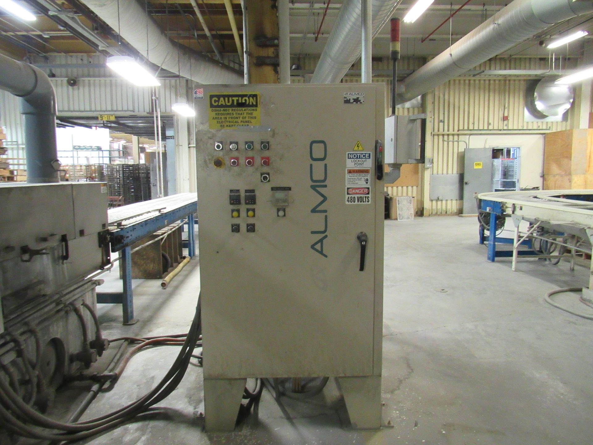 Control panel labeled 