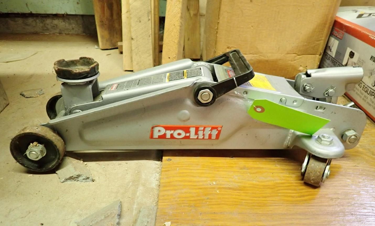 Silver Pro-Lift floor jack