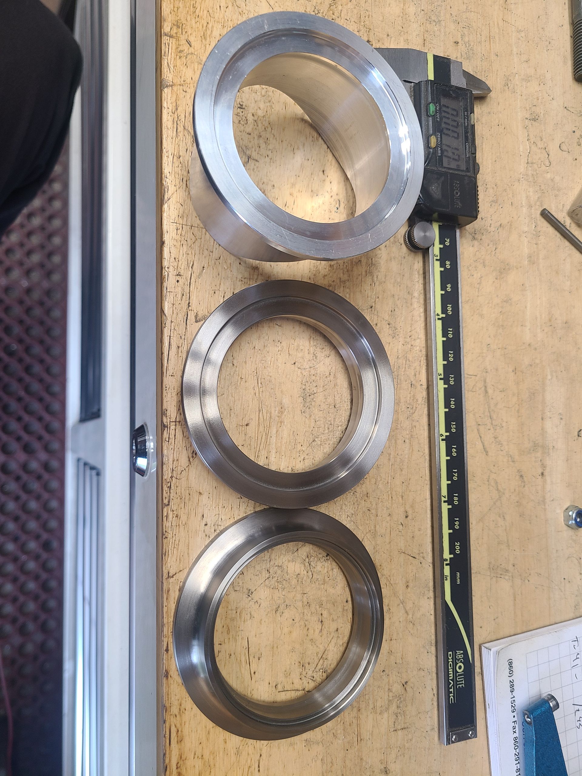 Titanium 60MM titanium blow off valve flange
