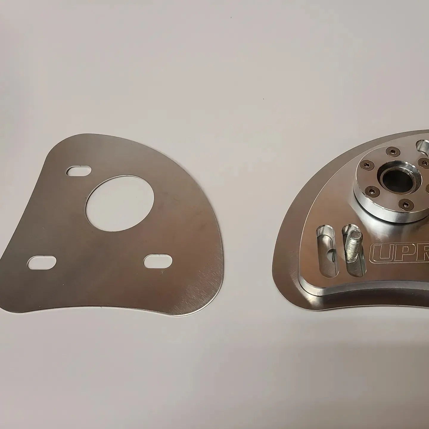 Stainless scuff plate