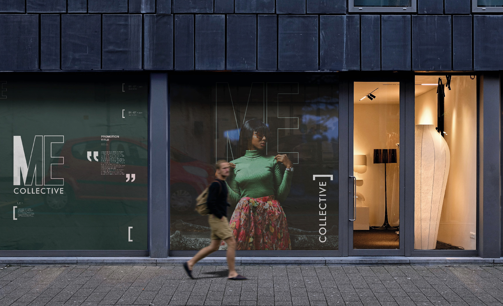 Front of store