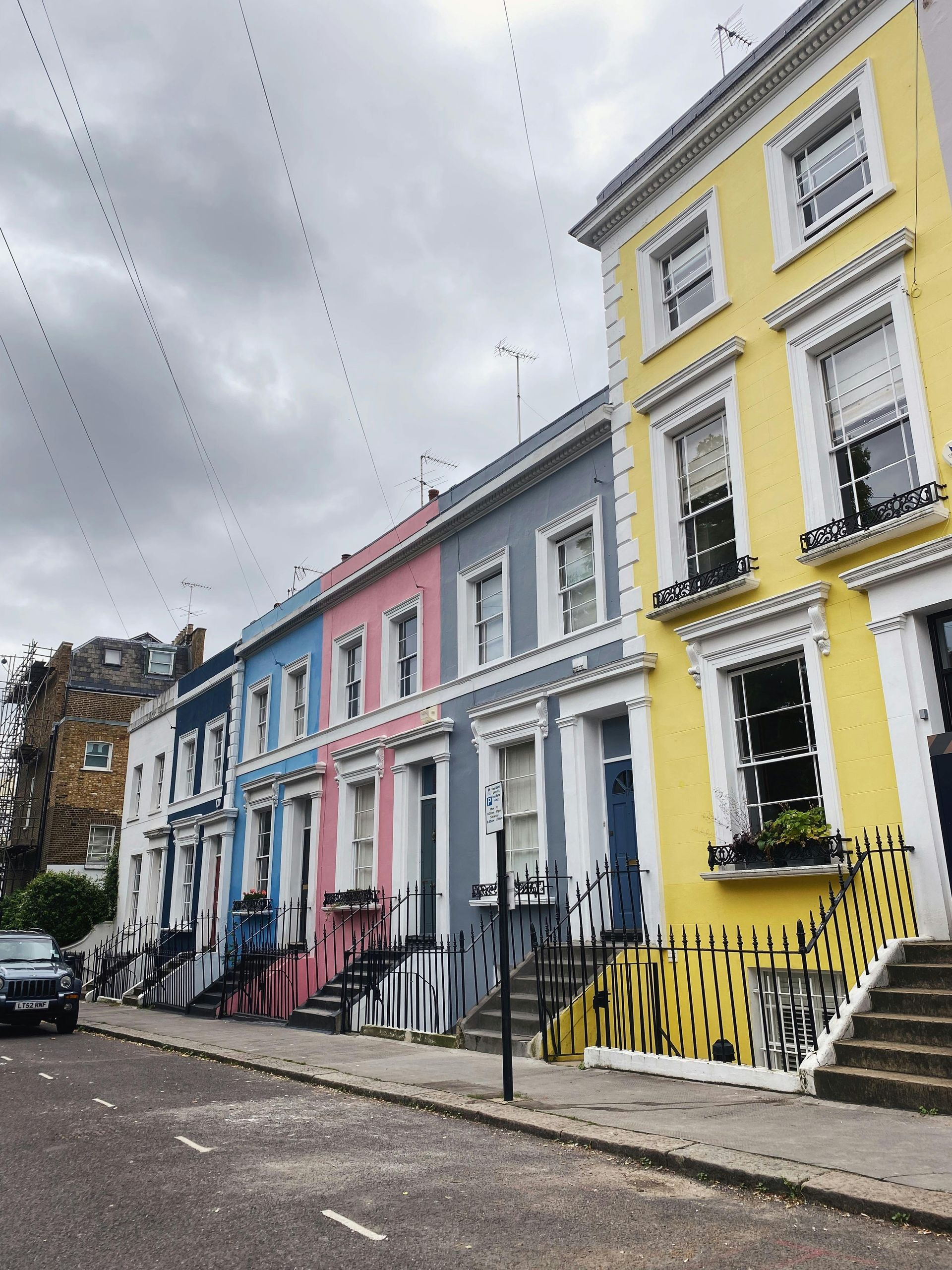 Coloured houses
