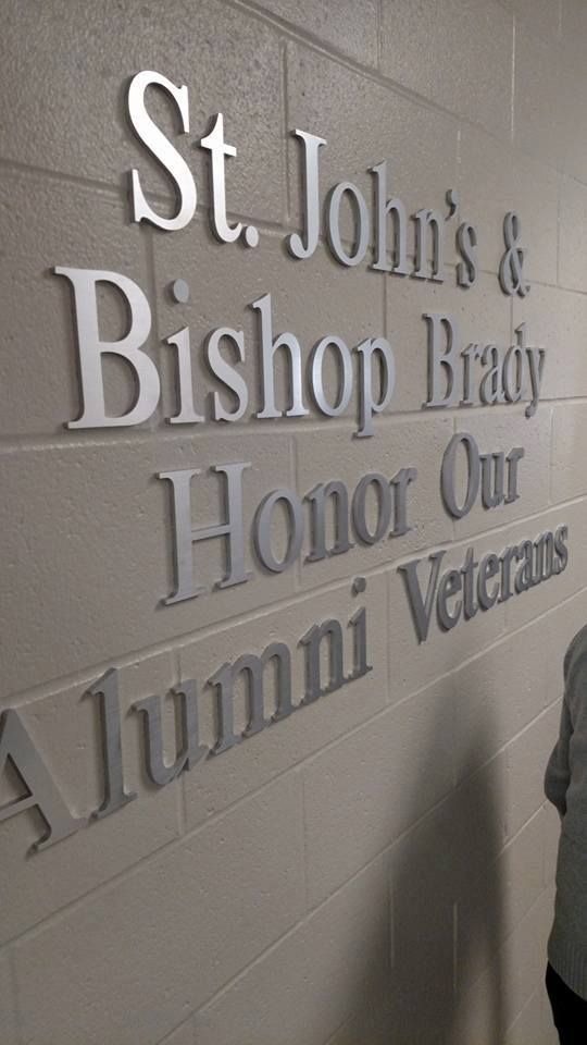 Image of wording on a wall