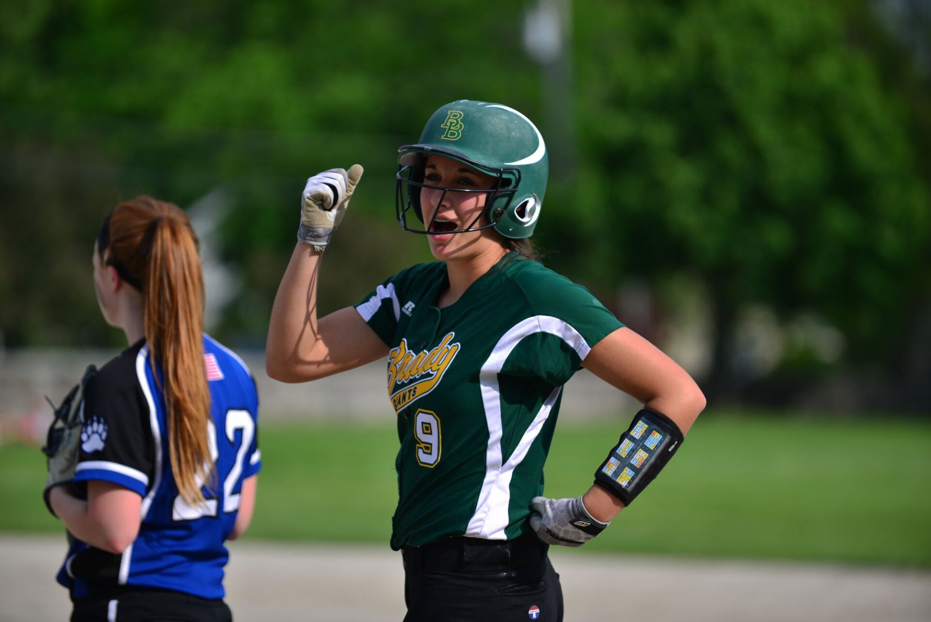 image of softball payer on a field 