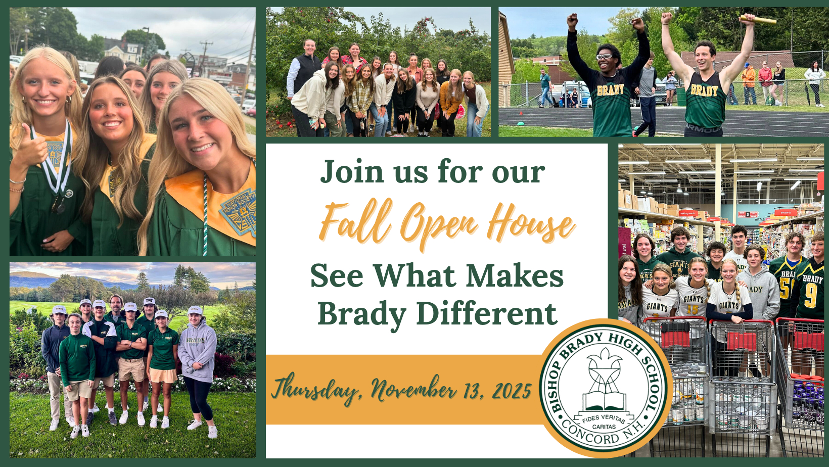 graphic for fall open house 