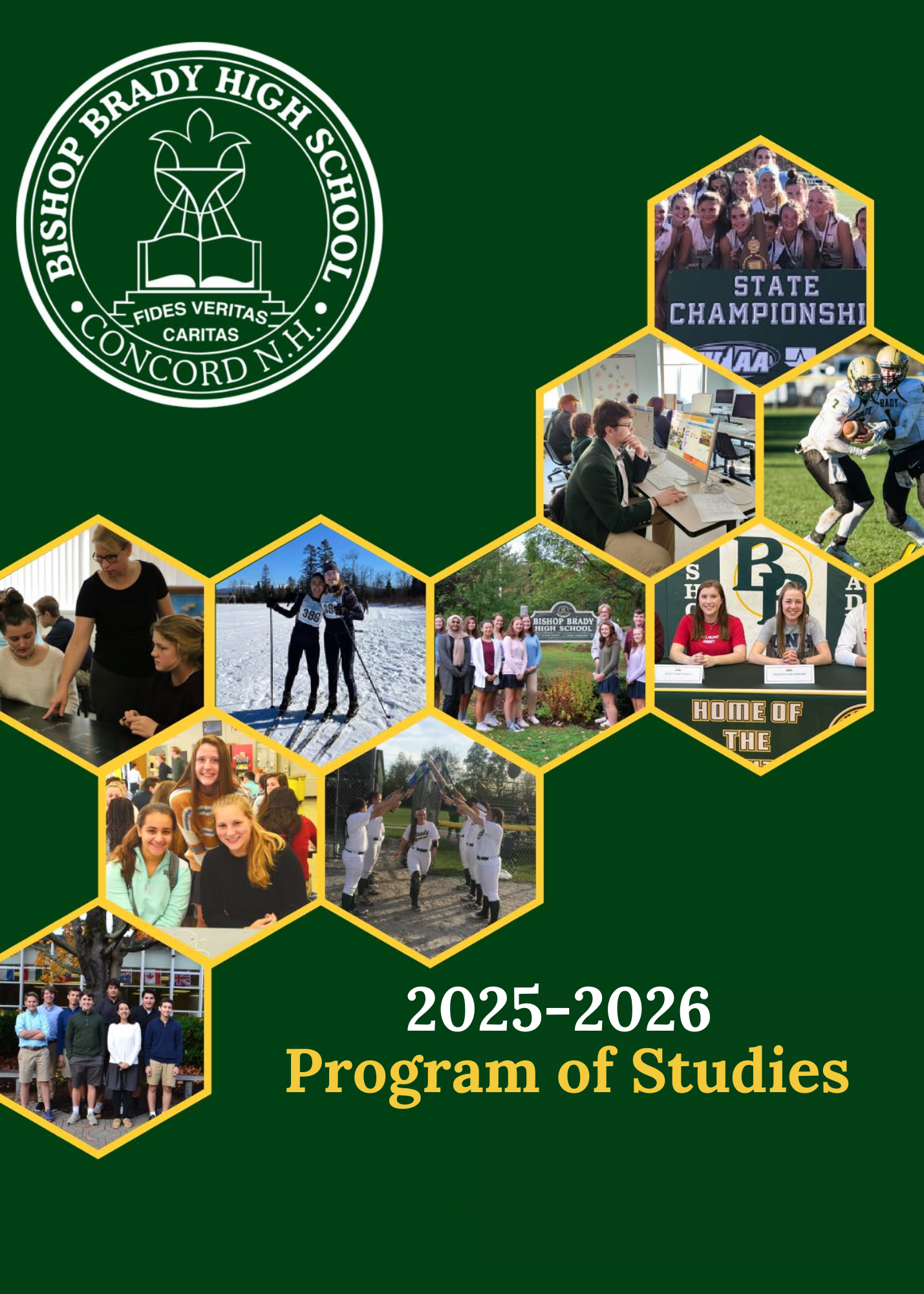 collage of students used for cover of POS