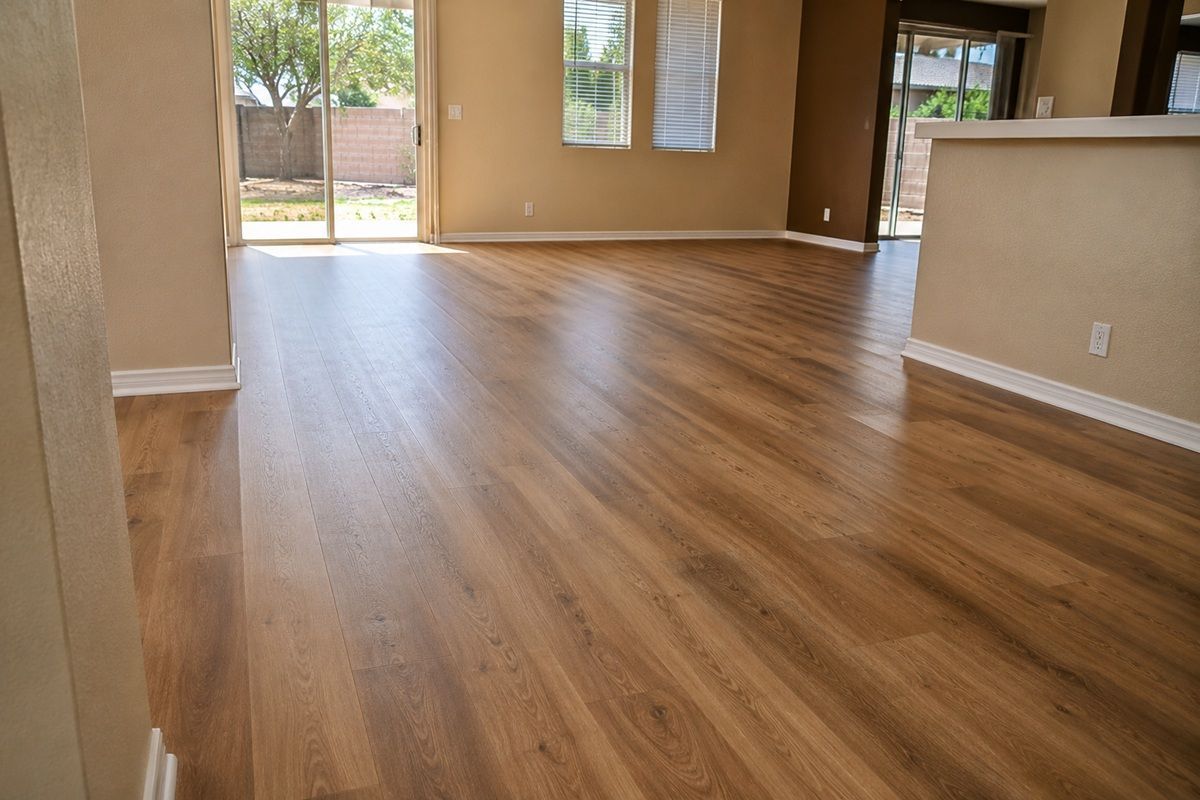 Engineered hardwood flooring project in Tulare, CA

