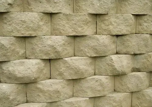 Sturdy concrete block retaining wall in Normanby, Dunedin, expertly built by Dunners Concrete Contractor Services.