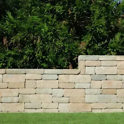 Enhancing both form and function: A beautifully designed retaining wall complements a residential property in Balaclava.