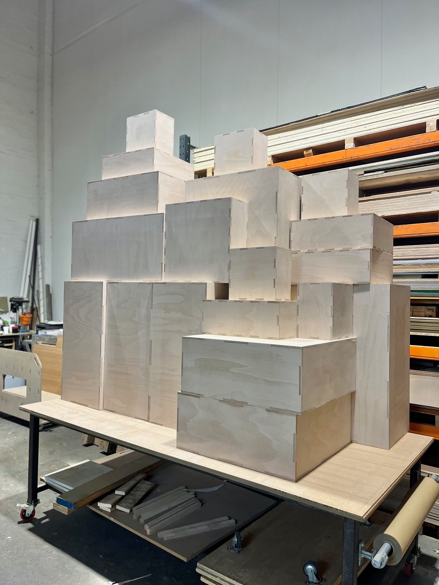 CNC cut boxes