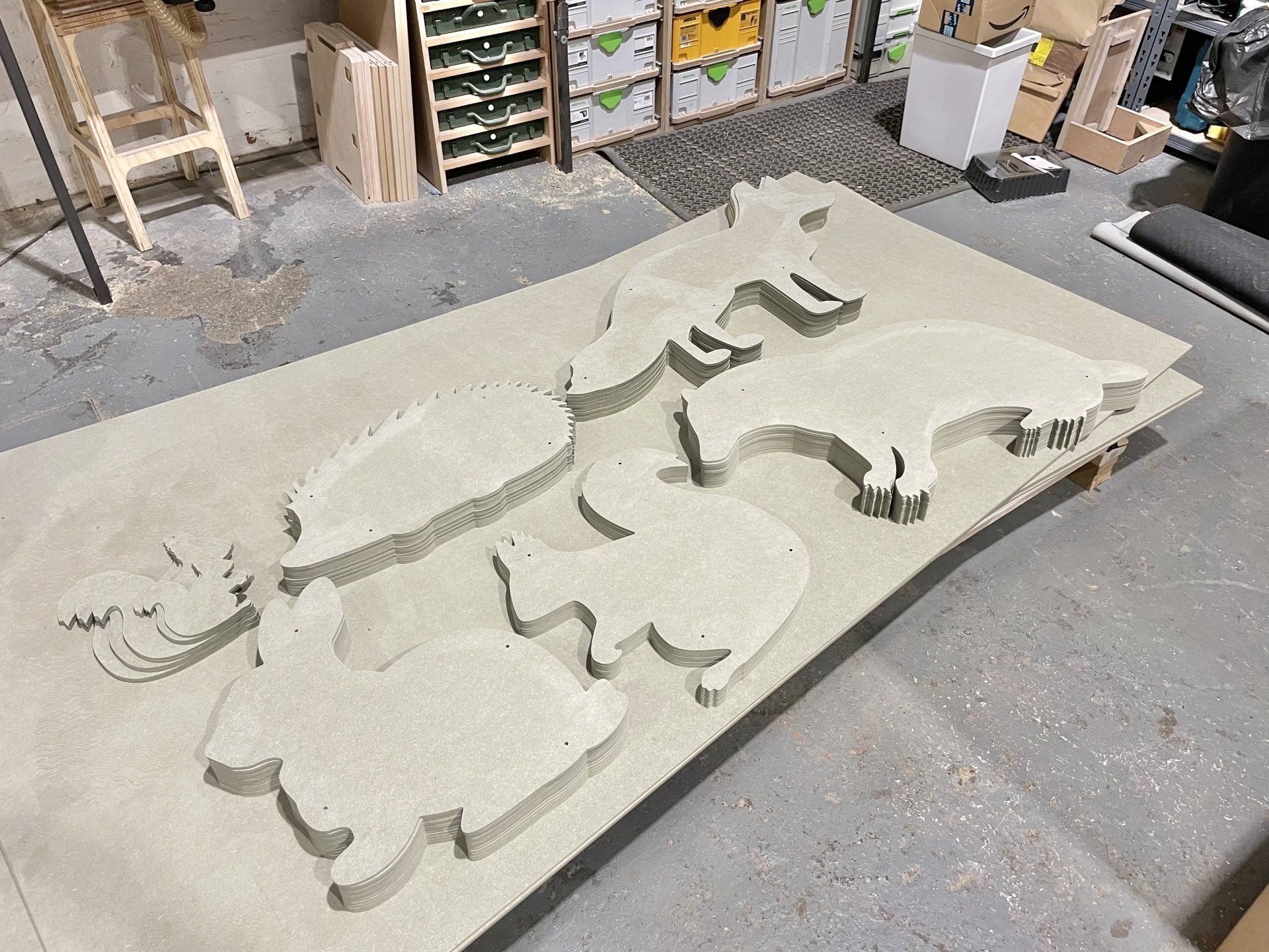 CNC profile cuts