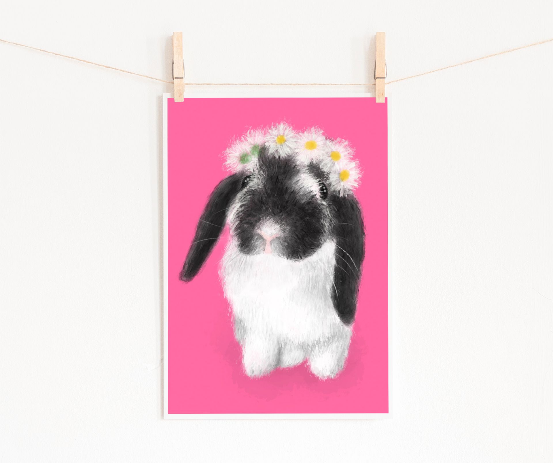 Baxter Bunny Fine Art Print
