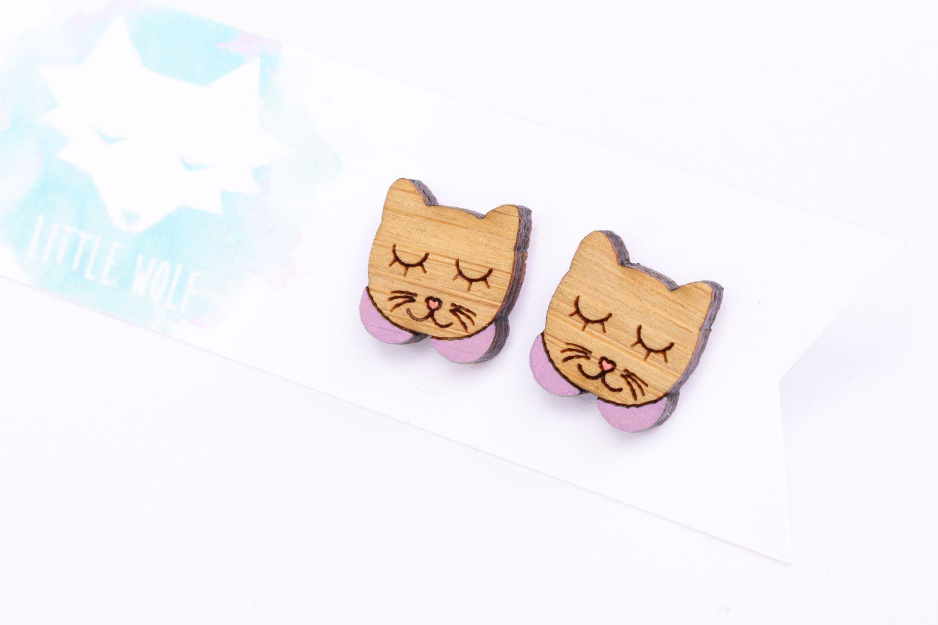 Cat Face Earrings
