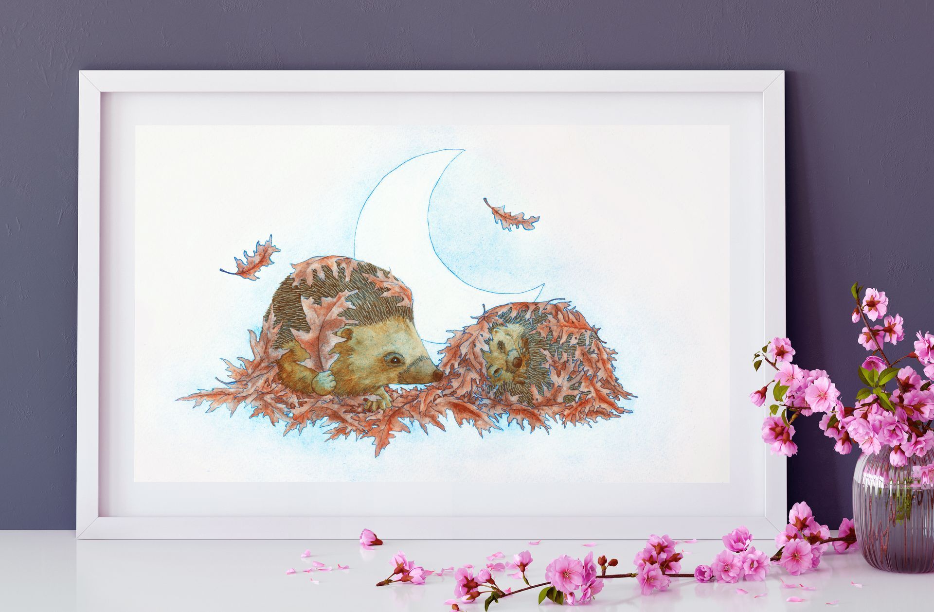 Hedgehogs Hide Fine Art Print