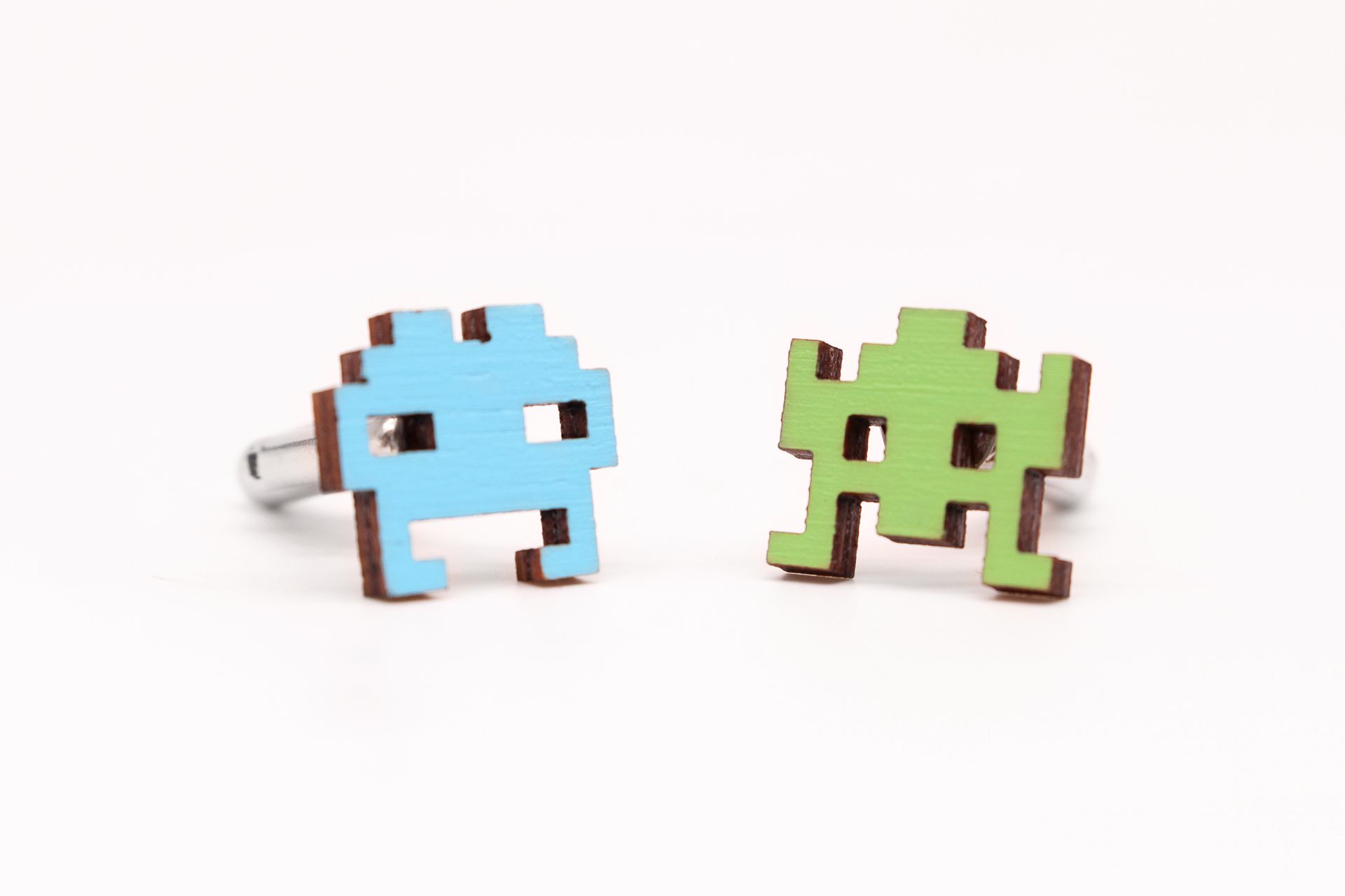 Space Invaders Cufflinks