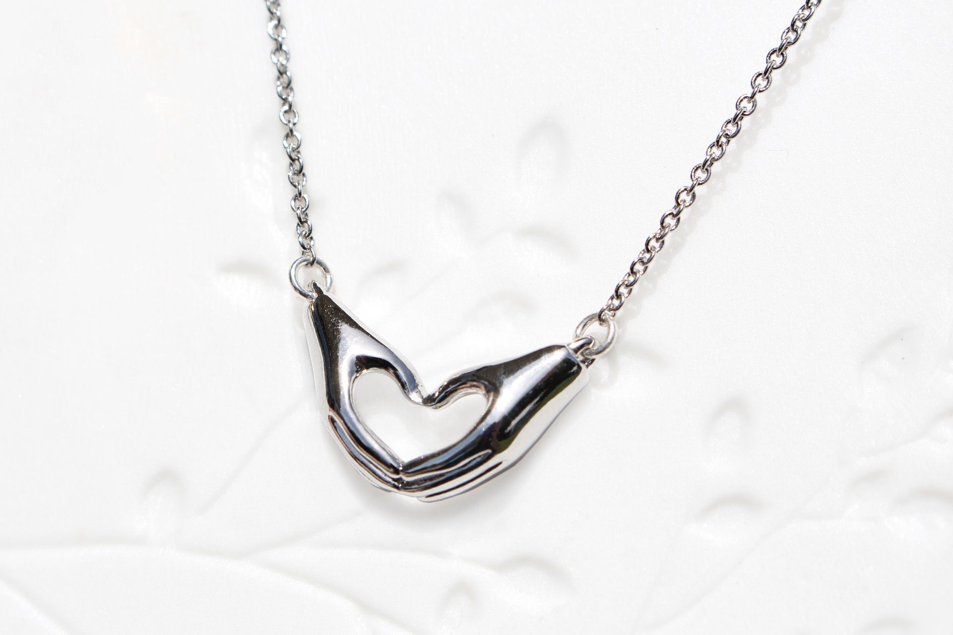 Heart Hands Necklace