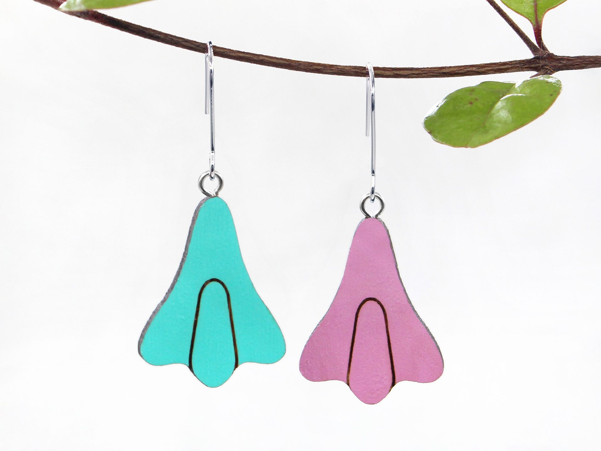 Jet Plane Lolly Hook Earrings