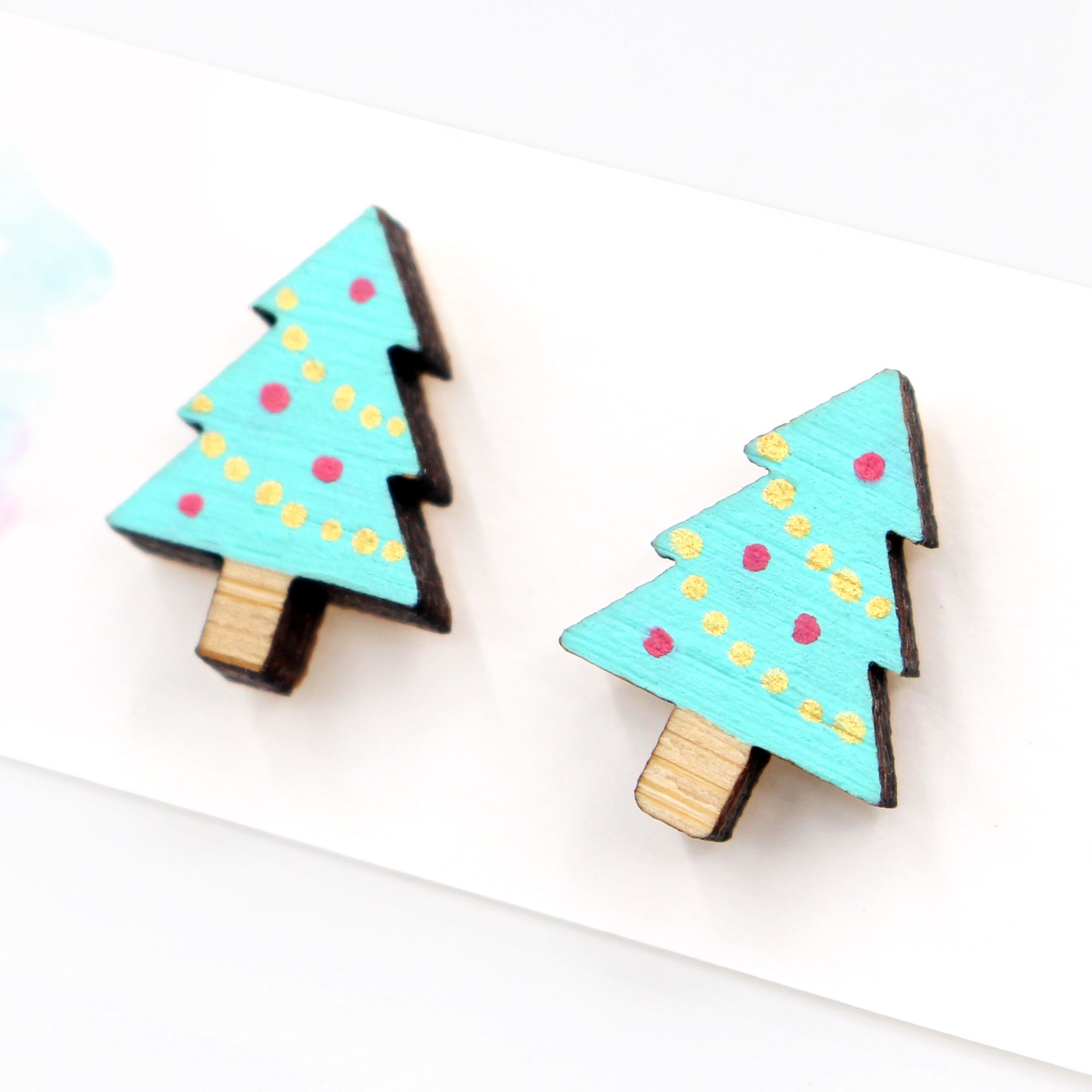 Christmas Tree Earrings